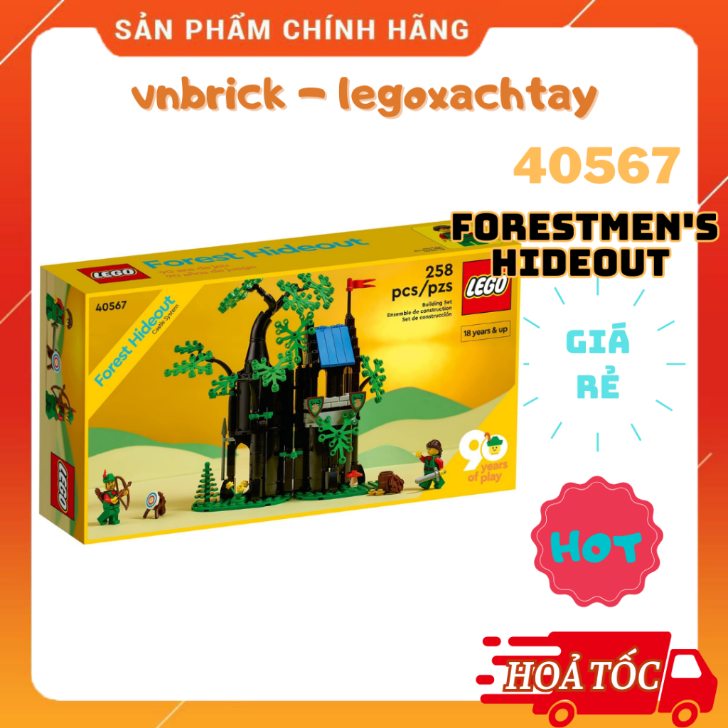 LEGO 40567 Forestmen's Hideout Rừng Xanh