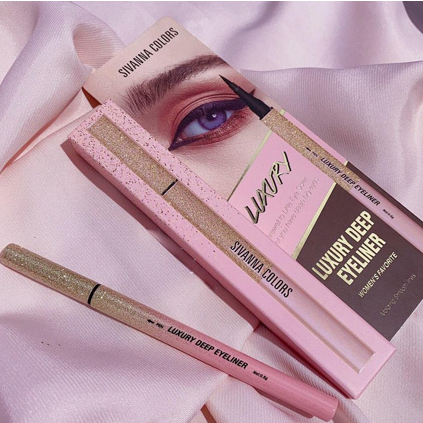 Kẻ Mắt Sivanna Colors Luxury Deep Eyeliner ES8008 Chống Trôi 24h Thái Lan