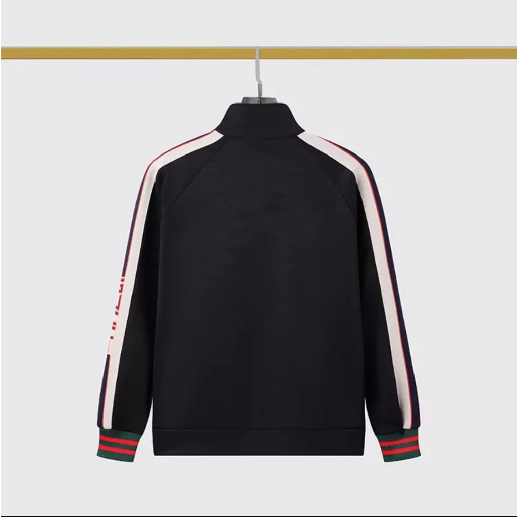 Áo Khoác Nam Nữ Gucci Thêu Sọc Tay Cao Cấp - Áo khoác Gucci Sọc Tay Mẫu Mới Hotrend 2023