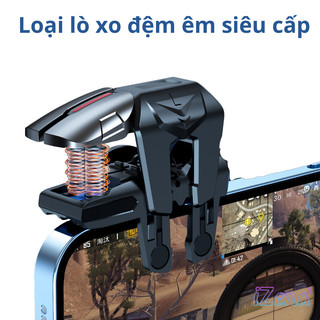 Cặp nút chơi game PUBG FreeFire đệm lò xo loại cao cấp G21 hỗ trợ chơi game 6 ngón