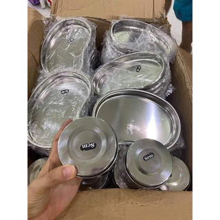 Hũ inox đựng bông 8cm dùng trong spa tmv