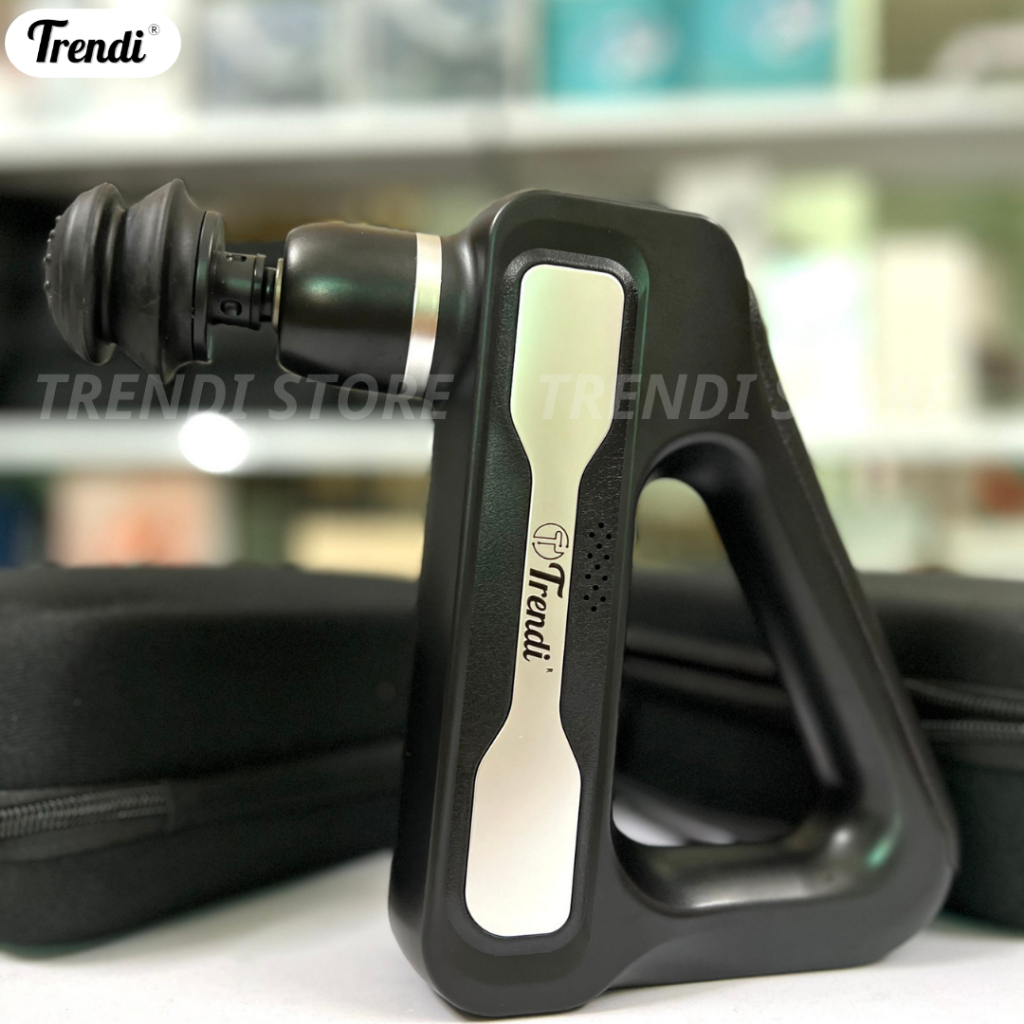 Máy massage cầm tay TRENDI HB-32, Mát Xa Với 32 Cấp Độ Điều Chỉnh Và 8 Đầu Massage Trị Liệu Chuyên Sâu