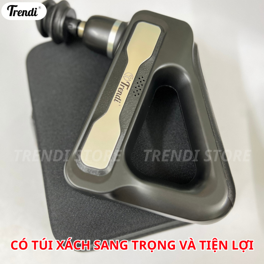 Máy massage cầm tay TRENDI HB-32, Mát Xa Với 32 Cấp Độ Điều Chỉnh Và 8 Đầu Massage Trị Liệu Chuyên Sâu