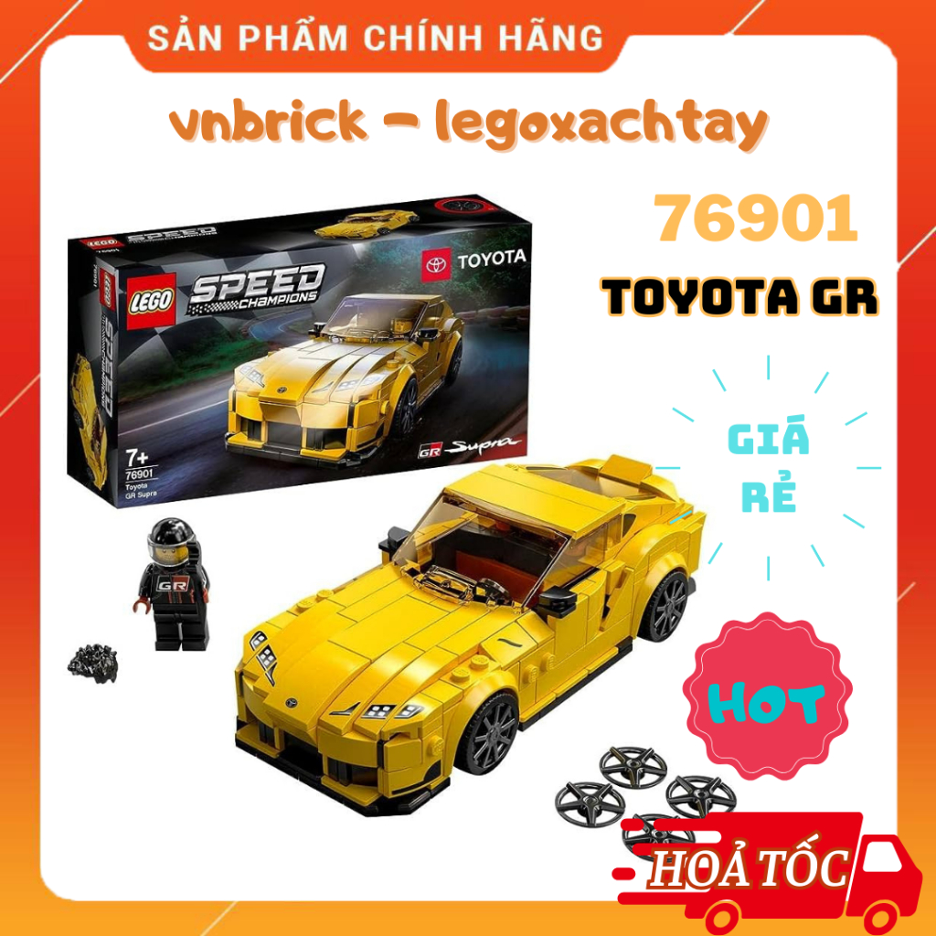 LEGO Speed Champions 76901 Siêu Xe Toyota Gr Supra