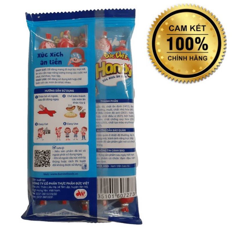 Xúc xích ăn liền Handy kid Đức Việt