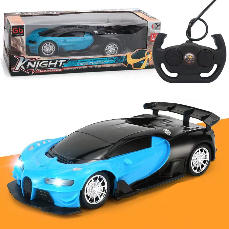Ô tô điều khiển từ xa 4 chiều, siêu xe thu nhỏ, đèn led siêu ngầu.