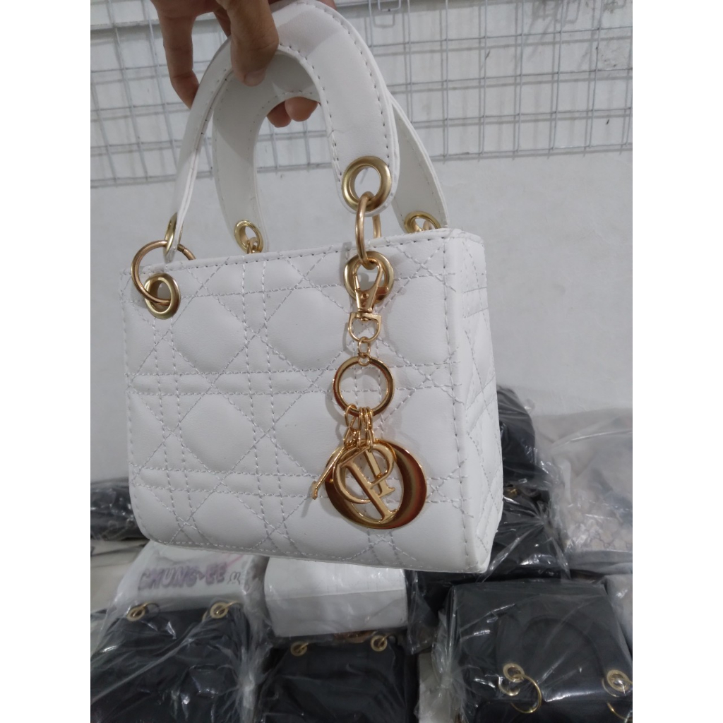 Túi xách nữ, túi đeo chéo đẹp kèm móc treo di,or, thời trang đi chơi, Mã T 41