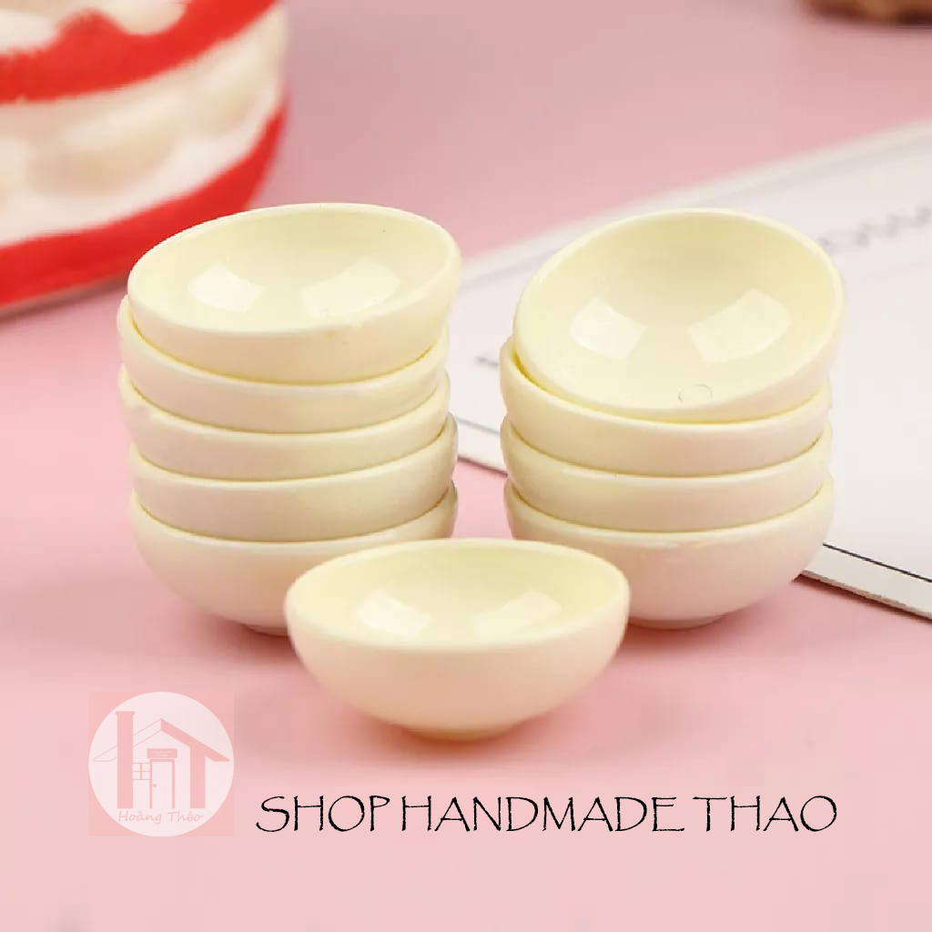 Mô hình tô nhựa trang trí nhà búp bê, roombox