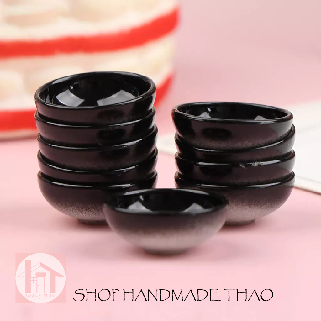 Mô hình tô nhựa trang trí nhà búp bê, roombox