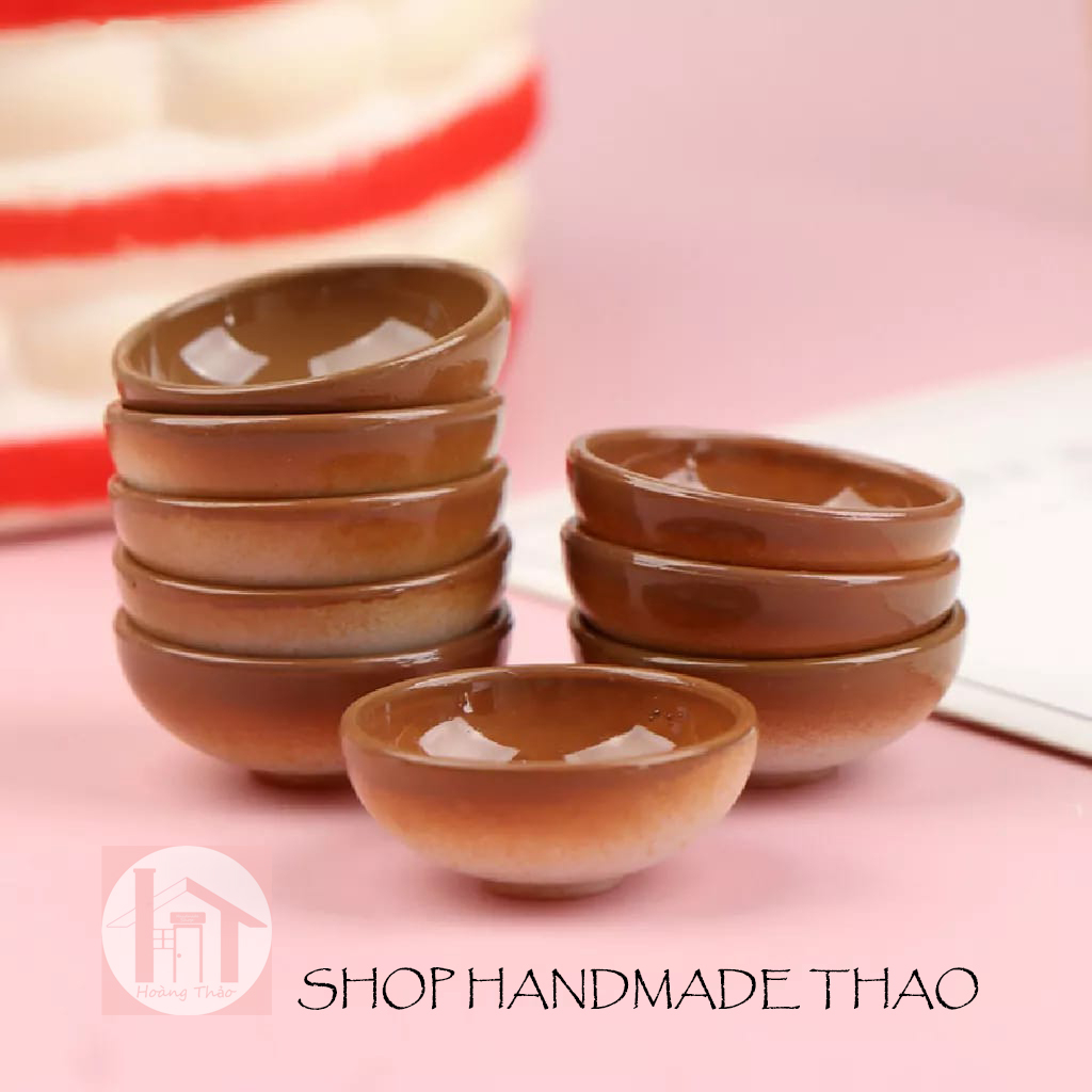 Mô hình tô nhựa trang trí nhà búp bê, roombox