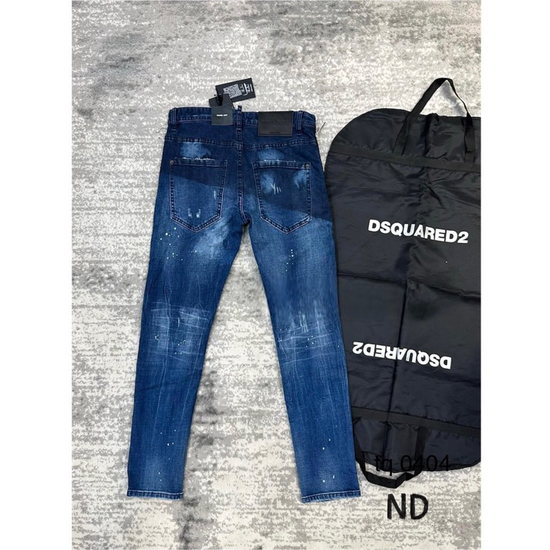 Quần Jeans DSQ2 khoá zip Hàng 4cuc Hàng Có Độ hoàn thiện Cao