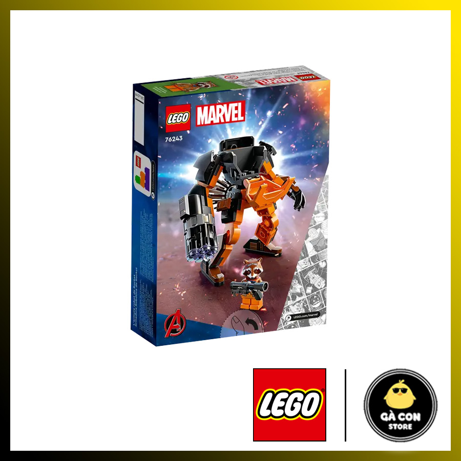 LEGO MARVEL 76243 Rocket Mech Armor.