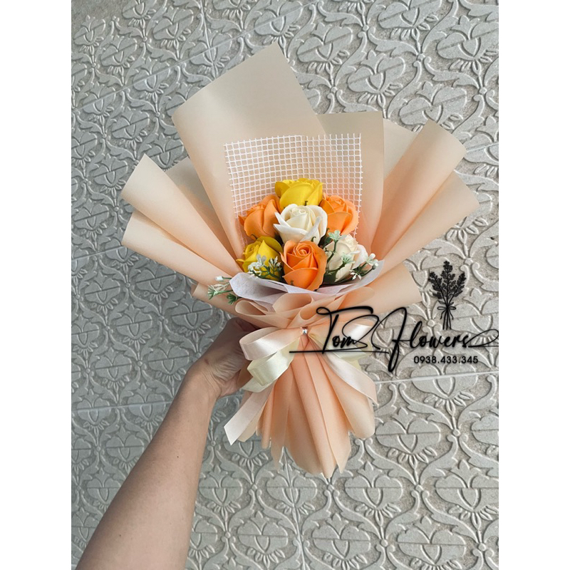 Bó Hoa Sáp 7 bông siêu to