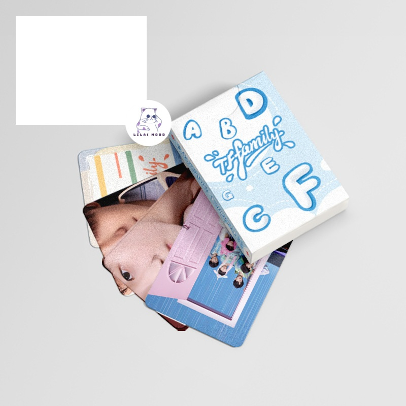 TF gia tộc f4 | Hộp thẻ card laser 50 tấm  / photo card lomocard card f4