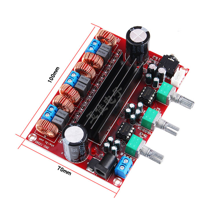 XH-M139 TPA3116D2  bảng mạch khuếch đại  TPA3116D2 2x50W+ kênh loa trầm 100W
