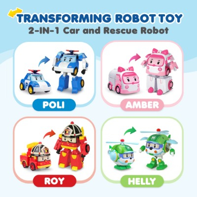 Đồ chơi biệt đội Robocar Poli biến hình cho bé trai bé gái