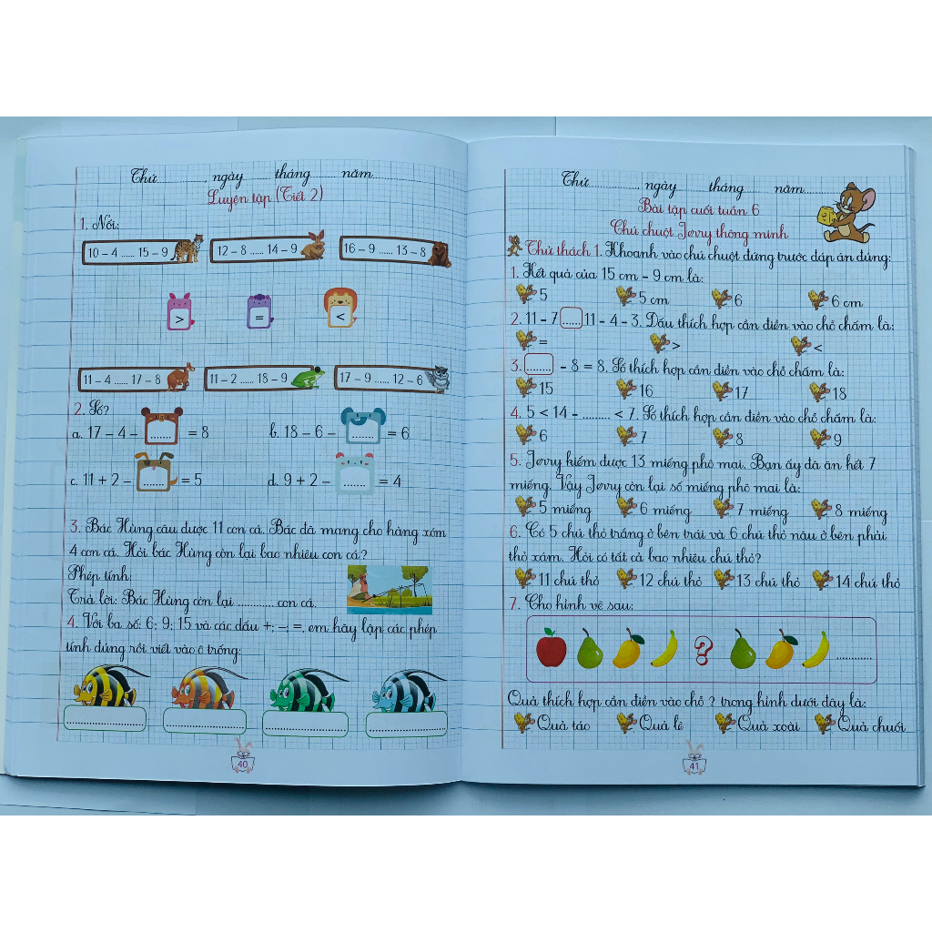 Sách - Vở ô li Bài Tập Toán Tăng Cường Lớp 2