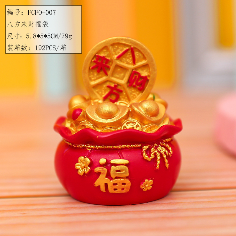 Mèo thần tài trang trí taplo ô tô, trang trí bàn làm việc, mèo thần tài trưng bày chiêu tài, đón may mắn