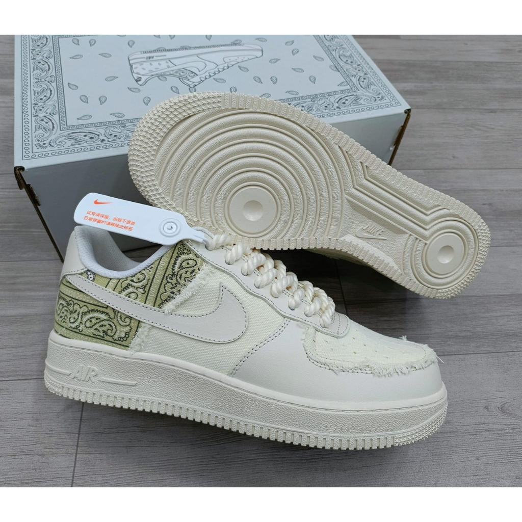 Giày _Nike Air Force 1 Dây Thừng AF1 Travis bigbag dây thừng hàng trung bản Cao Cấp, Full Box, Bill