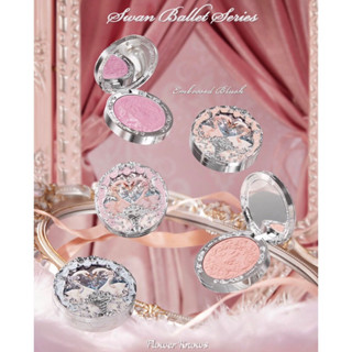 (Có Sẵn) Phấn Má Hồng Flower Knows Swan Ballet - Thiên Nga Ba Lê - Flower Knows Blush