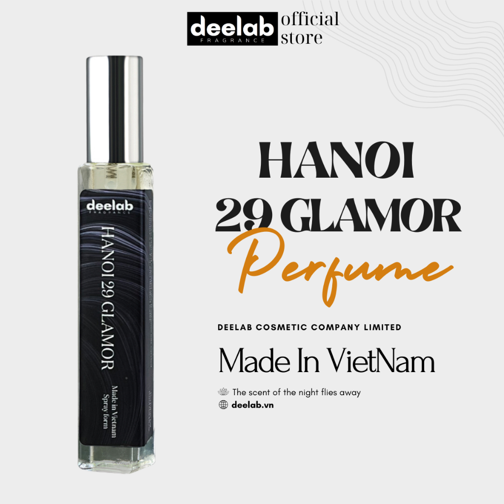 Tinh Dầu Nước Hoa Nữ Deelab Hanoi 29 Glamor 10ml Nhẹ Nhàng, Thanh Lịch, Tinh Tế 10ml - Dạng xịt