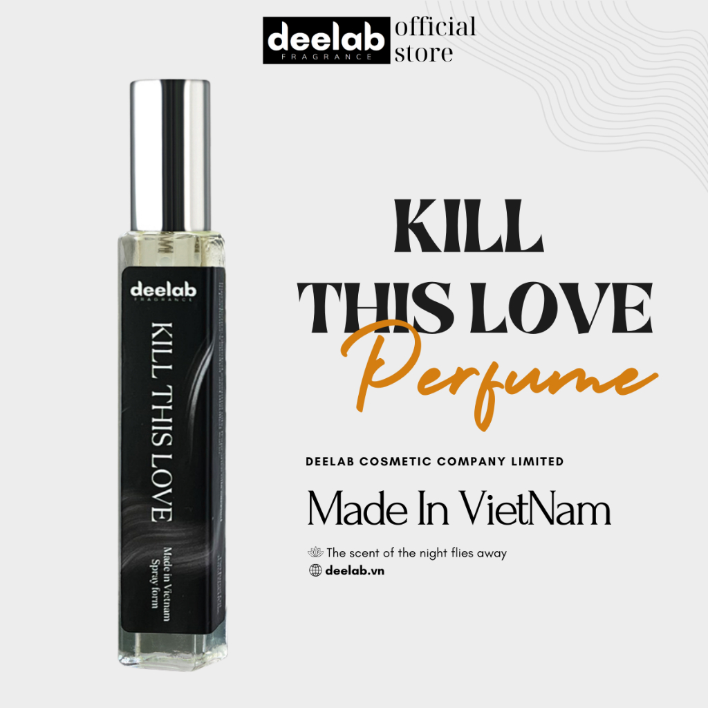 Tinh Dầu Nước Hoa Nữ Deelab Kill This Love Hấp dẫn, Thu hút, Trưởng thành 10ml - Dạng xịt