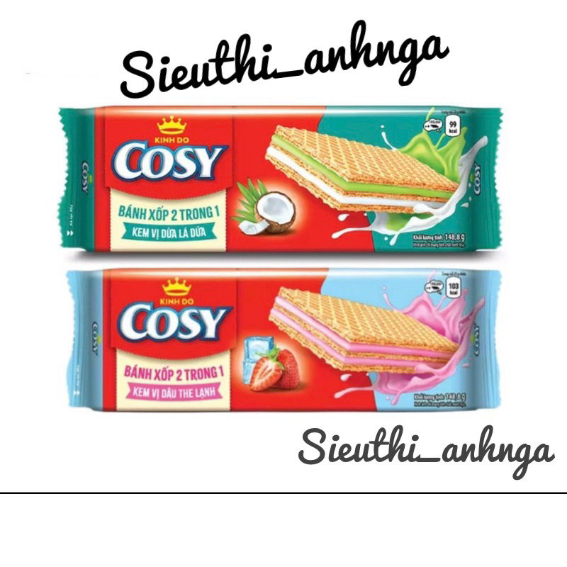 Bánh xốp kem Cosy gói 148,8g.