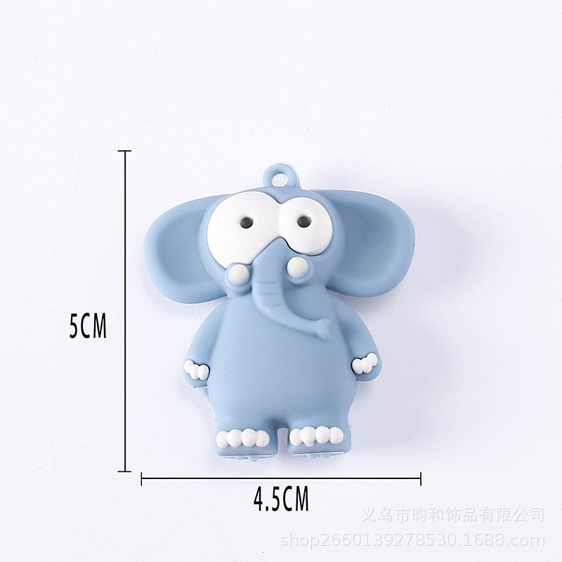 Móc Khoá Hình Động Vật Đáng Yêu Voi Sư Tử Khỉ