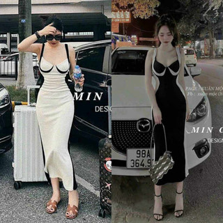 Đầm Nữ body 2 dây dáng ôm siêu quyến rũ dự tiệc