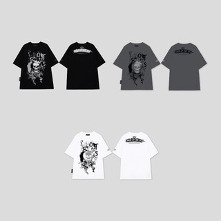 ÁO THUN (T-SHIRT) CỔ TRÒN UNISEX FORM ÂU CỔ TRÒN RAGE OF THE SEA (ROTS STUDIO) "SKULL SKULL VERSION 2"