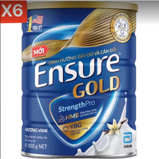 COMBO 6-8 Lon Ensure Gold 850g hương vani