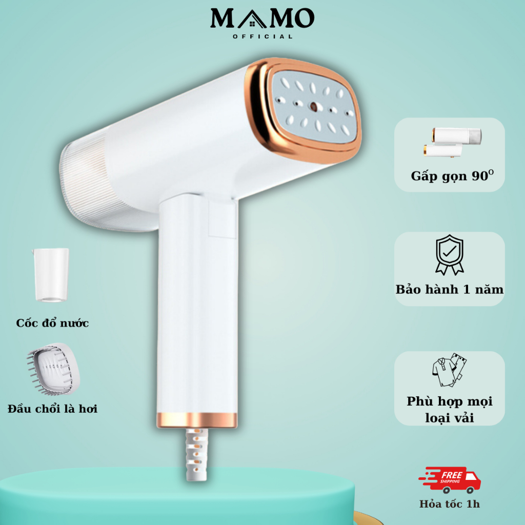 Bàn Là Hơi Nước Cầm Tay MAMO GTJ-01 120ml Bàn Ủi Hơi Nước Mini Nội Địa Trung Bàn Là Du Lịch Gấp Gọn Chính Hãng