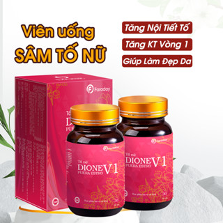 Combo 2 Hộp Viên Uống Sâm Tố Nữ DIONE V1 - Tăng Cường Nội Tiết Tố, Làm Đẹp Da, Chống Lão Hóa, Kéo Dài Tuổi Xuân