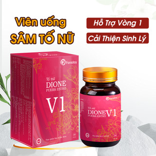 Viên uống sâm tố nữ dione v1 - hỗ trợ tăng kích thước và săn chắc ngực, cân bằng nội tiết tố, làm đẹp da