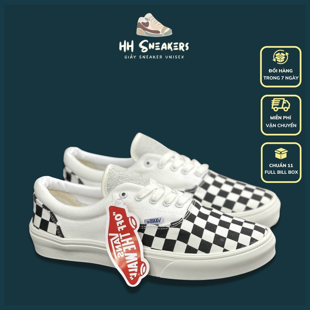 Giày Thể Thao Vans Lười Caro Cực Hot 2023, Giày Vans Caro Slip-on nam nữ ( Full Bill Box + Nhiều Màu )