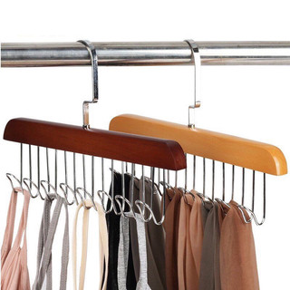 Móc gỗ 8 nhánh treo đồ đa năng