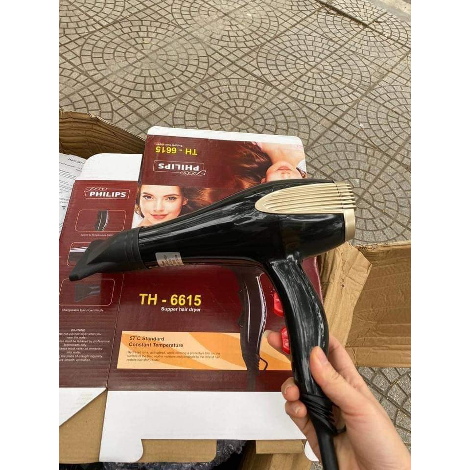 Máy sấy tóc PL công suất lớn 6000W, máy sấy tóc chuyên nghiệp sấy nhanh, sấy khoẻ - Tặng đầu sấy cụp