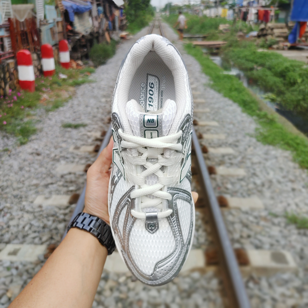 SNEAKERS NEW BALANCE RETRO RUNNING 1906R WHITE/ GREY/ SILVER 🔥