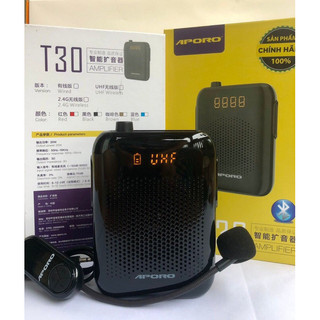 Máy trợ giảng không dây công suất cao APORO Apollo T30 UHF Bluethooth thế hệ mới
