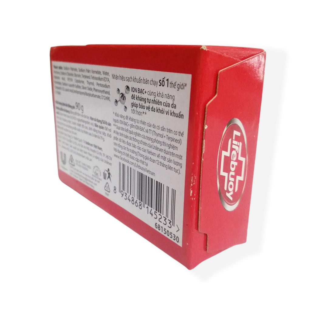 Bánh Xà Phòng Lifebuoy 125G Diệt Khuẩn