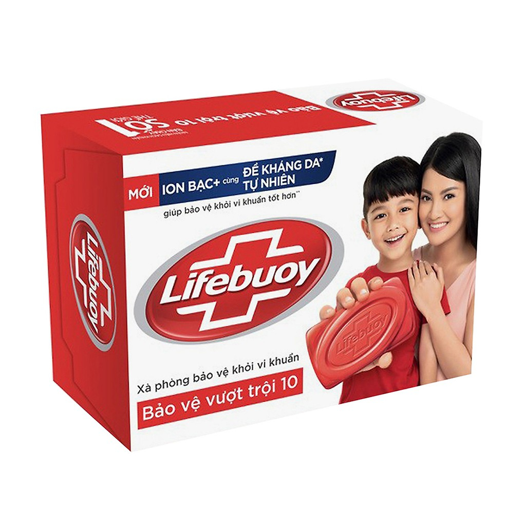 Bánh Xà Phòng Lifebuoy 125G Diệt Khuẩn