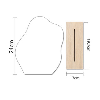 Gương để bàn len handmade