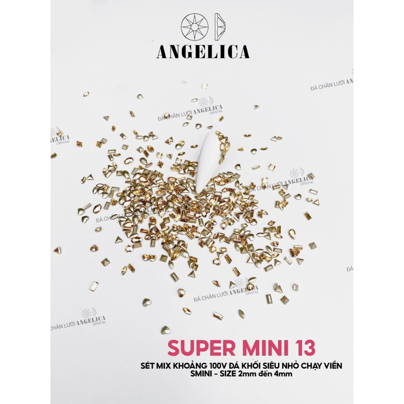 Đá khối chân lồi mini - sáng đẹp không bong chân