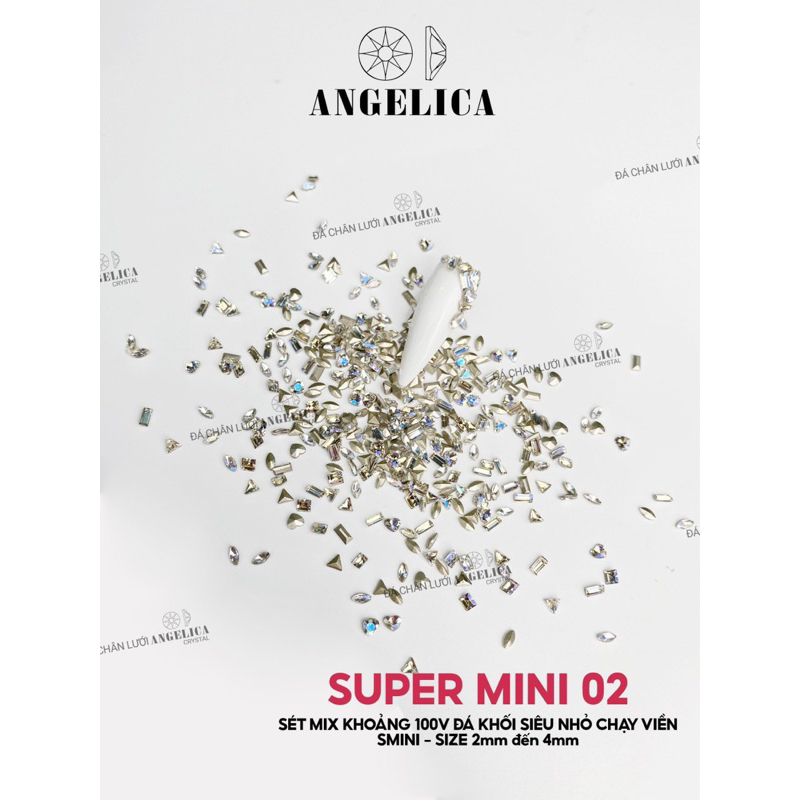 Đá khối chân lồi mini - sáng đẹp không bong chân