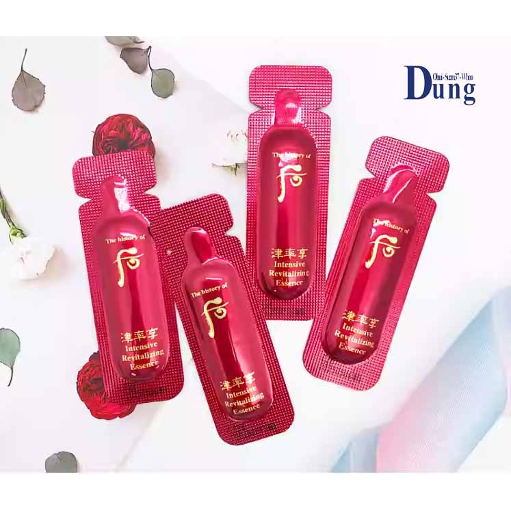 Combo 30 Gói Tinh Chất Giảm Nhăn Whoo Đỏ Intensive Revitalizing Esence 1mlx30