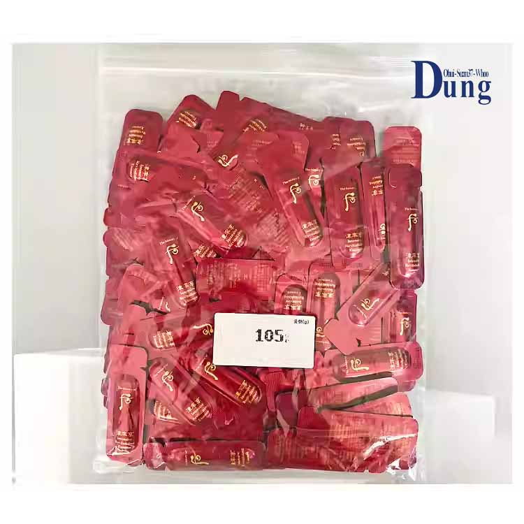 Combo 30 Gói Tinh Chất Giảm Nhăn Whoo Đỏ Intensive Revitalizing Esence 1mlx30