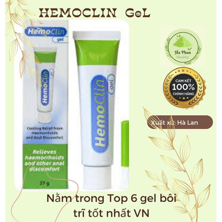 Hemoclin-gel gel bôi trĩ, nứt kẽ hậu môn, phòng ngừa bệnh trĩ