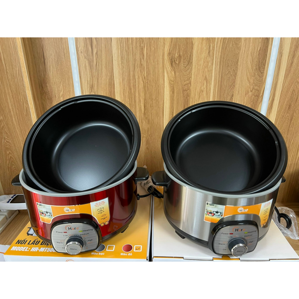 Nồi lẩu điện đa năng HR-MT5002  - thương hiệu Hare - bảo hành 12 tháng