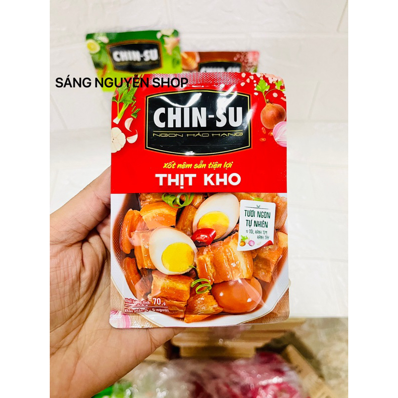 Gói Sốt Chinsu Gà Chiên Nước Mắm / Thịt Kho 70g