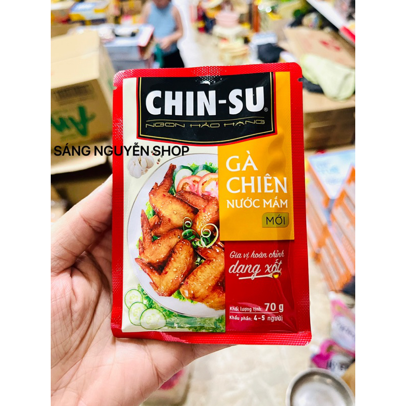 Gói Sốt Chinsu Gà Chiên Nước Mắm / Thịt Kho 70g